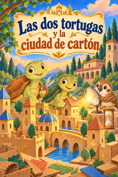Las dos tortugas y la ciudad de cartón