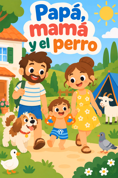 Papá, mamá y el perro