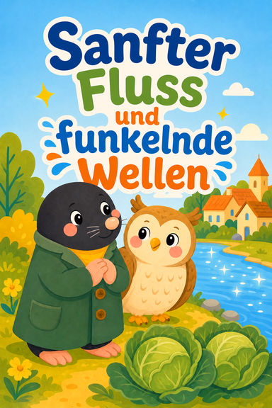 Sanfter Fluss und funkelnde Wellen