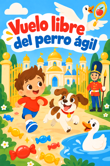 Vuelo libre del perro ágil