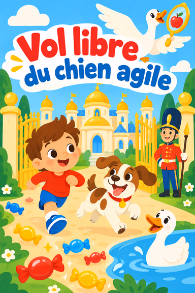 Vol libre du chien agile