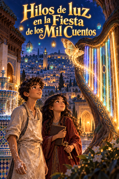 Hilos de luz en la Fiesta de los Mil Cuentos