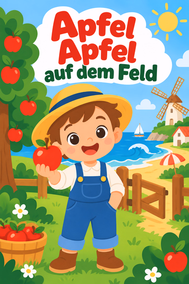 Apfel Apfel auf dem Feld