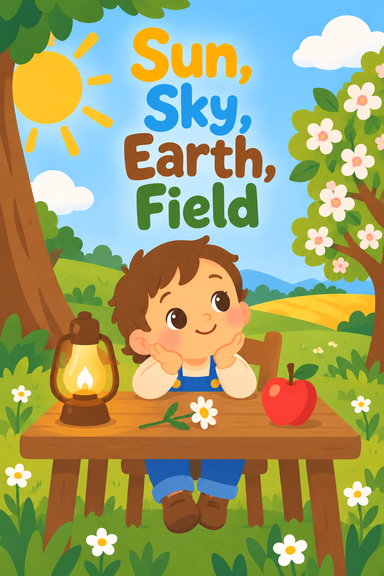 Sun, Sky, Earth, Field