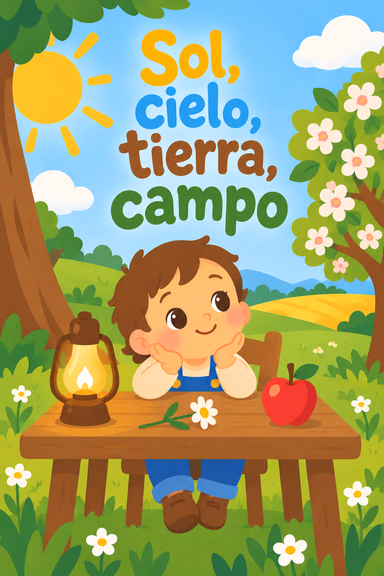 Sol, cielo, tierra, campo