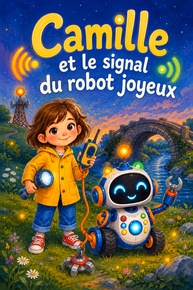 Camille et le signal du robot joyeux