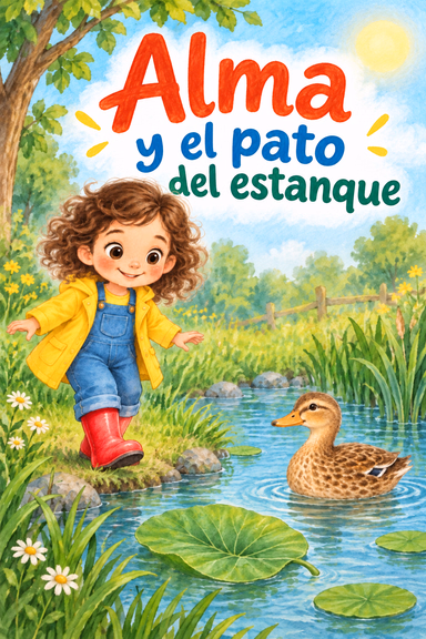 Alma y el pato del estanque