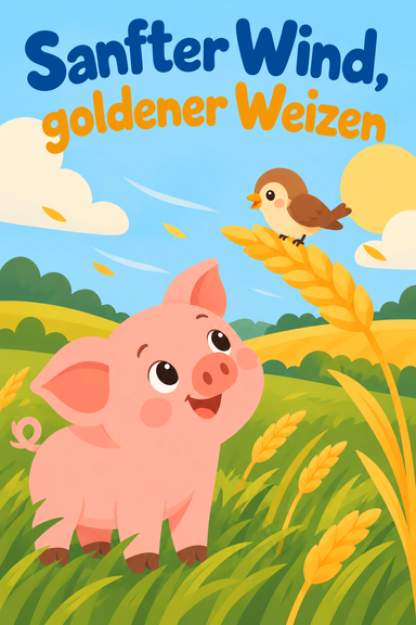 Sanfter Wind, goldener Weizen