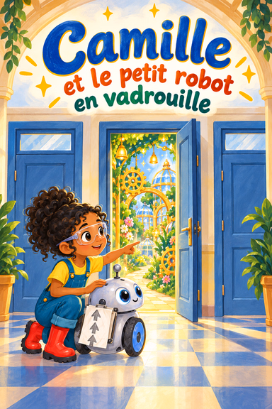 Camille et le petit robot en vadrouille