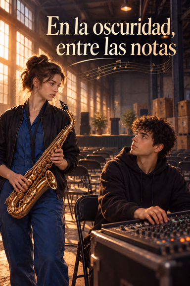 En la oscuridad, entre las notas