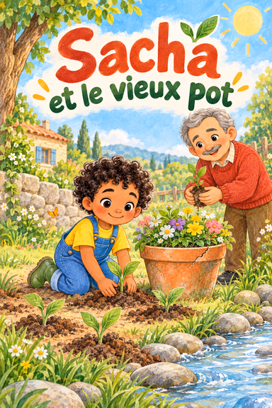 Sacha et le vieux pot