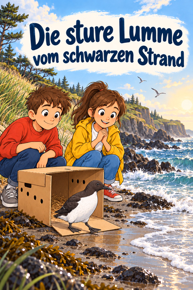 Die sture Lumme vom schwarzen Strand