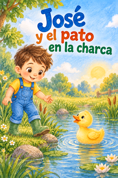 José y el pato en la charca