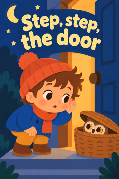 Step, step, the door