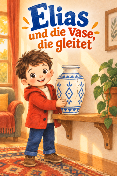 Elias und die Vase, die gleitet
