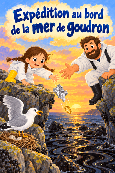 Expédition au bord de la mer de goudron