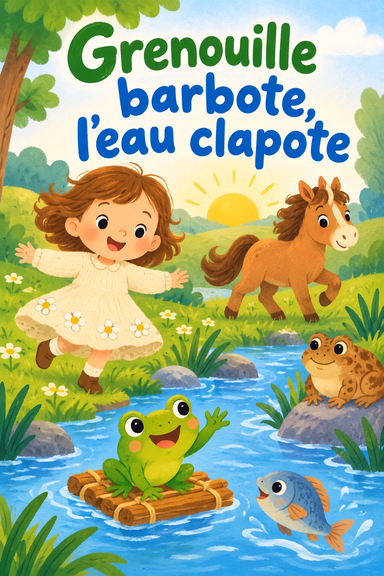 Grenouille barbote, l’eau clapote