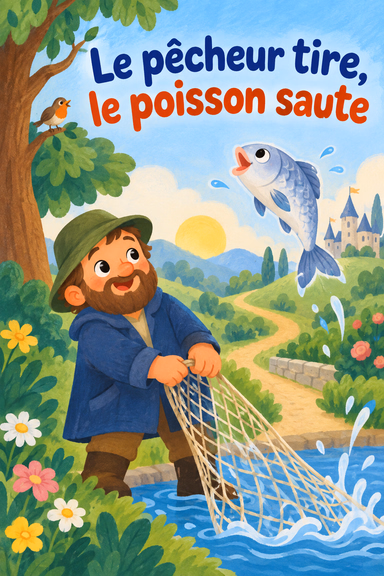 Le pêcheur tire, le poisson saute