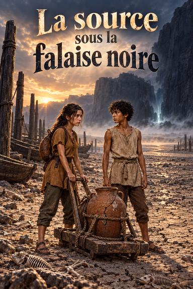 La source sous la falaise noire