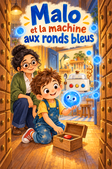 Malo et la machine aux ronds bleus
