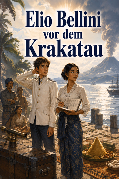 Elio Bellini vor dem Krakatau