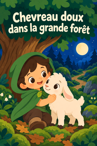 Chevreau doux dans la grande forêt