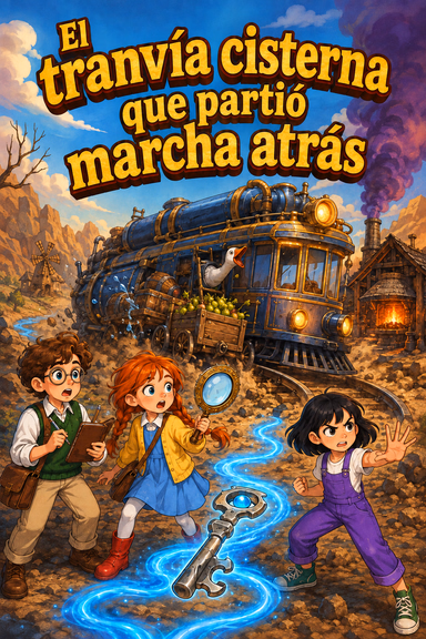 El tranvía cisterna que partió marcha atrás