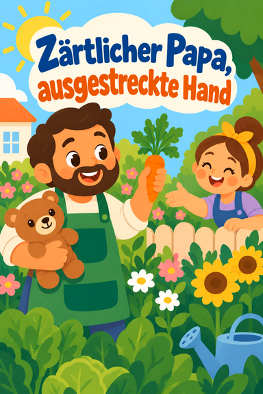 Zärtlicher Papa, ausgestreckte Hand
