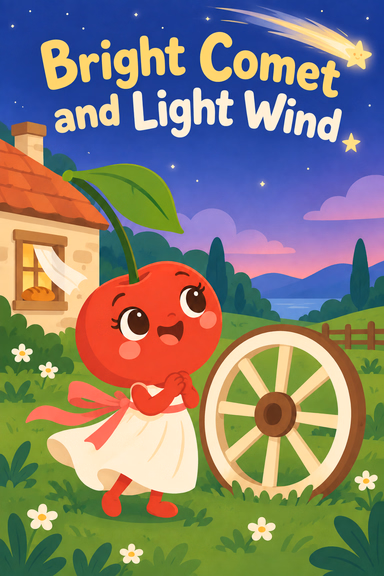 Bright Comet and Light Wind