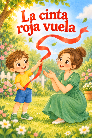 La cinta roja vuela