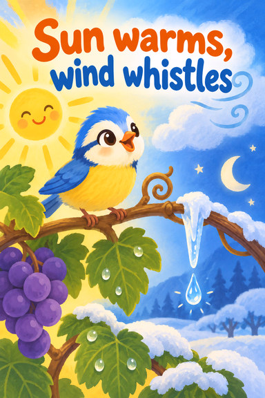Sun warms, wind whistles
