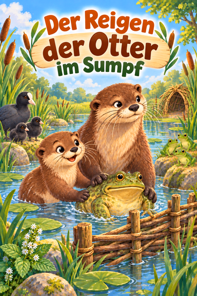 Der Reigen der Otter im Sumpf