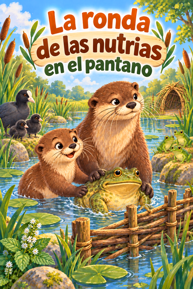 La ronda de las nutrias en el pantano