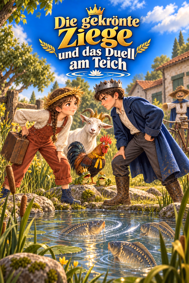 Die gekrönte Ziege und das Duell am Teich