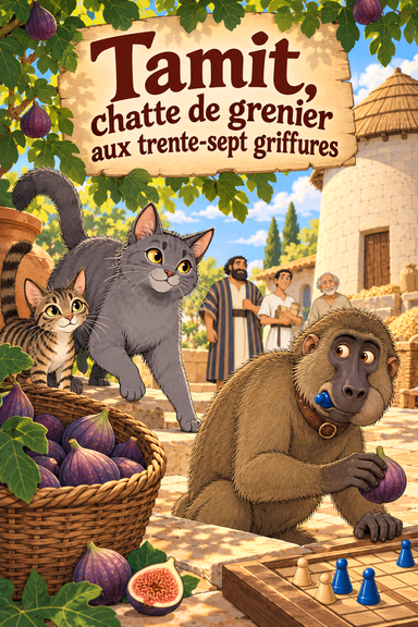 Tamit, chatte de grenier aux trente-sept griffures