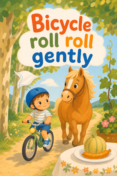 Bicycle roll roll gently