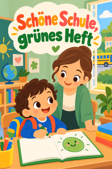 Schöne Schule, grünes Heft