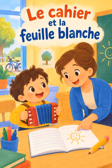 Le cahier et la feuille blanche