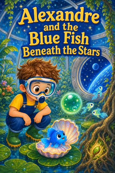 Alexander and the Blue Fish Beneath the Stars
