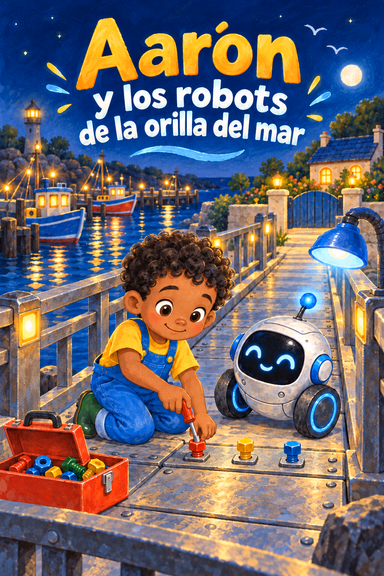 Aarón y los robots de la orilla del mar