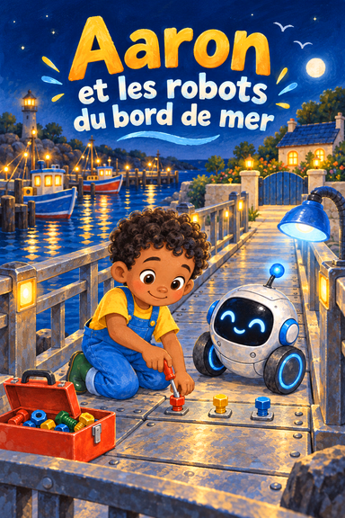 Aaron et les robots du bord de mer