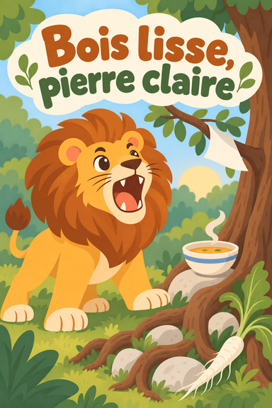 Bois lisse, pierre claire