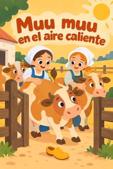 Muu muu en el aire caliente