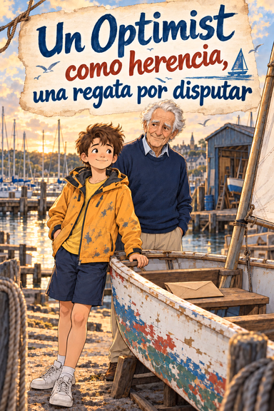 Un Optimist como herencia, una regata por disputar