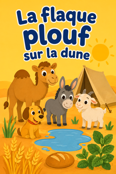 La flaque plouf sur la dune