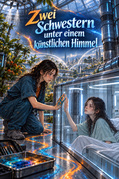 Zwei Schwestern unter einem künstlichen Himmel
