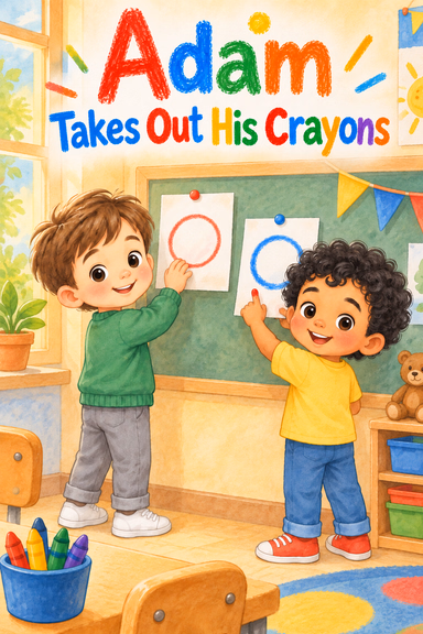 Adam Takes Out His Crayons