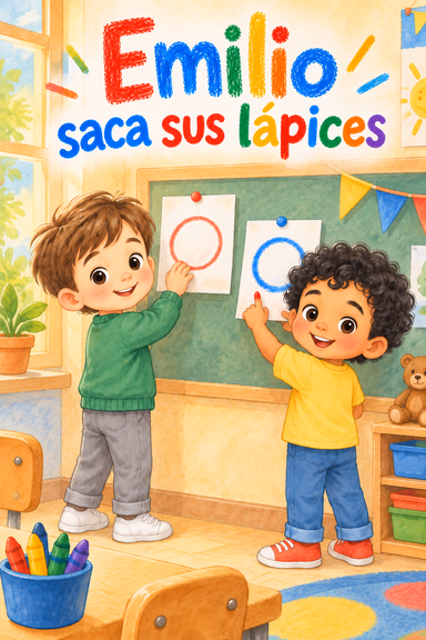 Emilio saca sus lápices