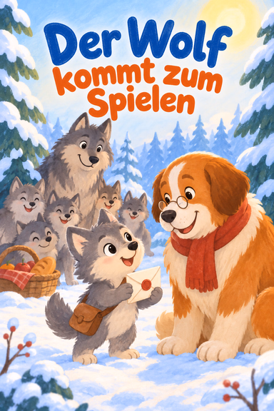 Der Wolf kommt zum Spielen
