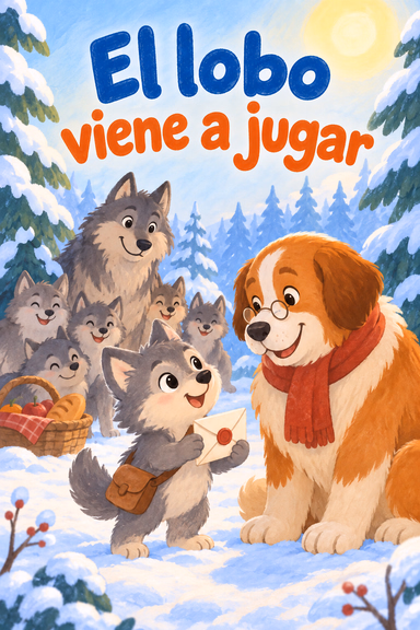 El lobo viene a jugar